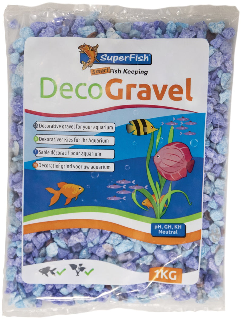 Decokiezel Luxe blauw 0,9 kg - Superfish