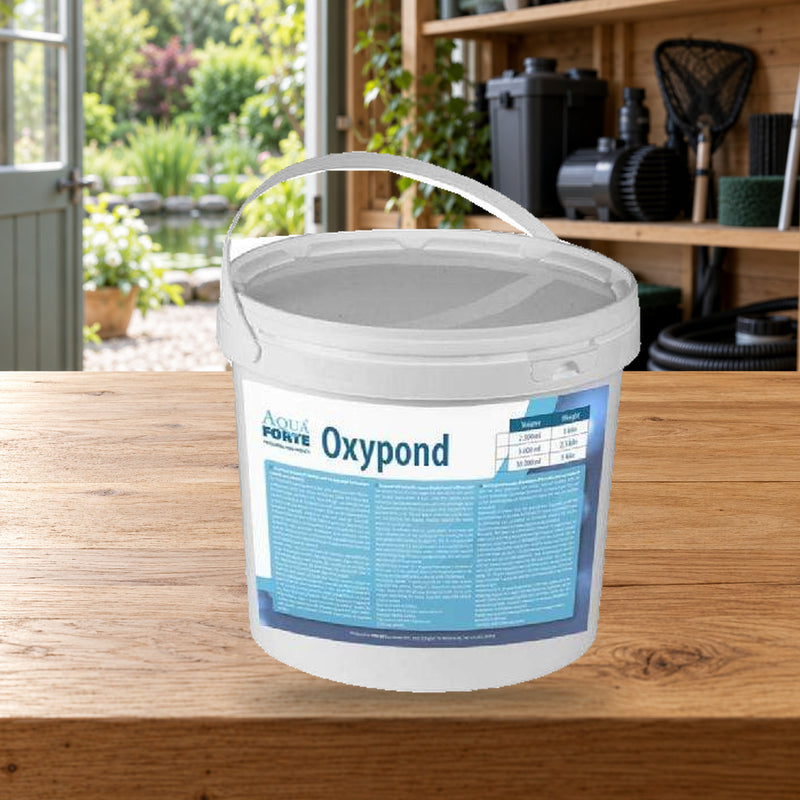 Mise en scène illustrative — Oxypond 5 kg – Oxygène actif professionnel – AquaForte