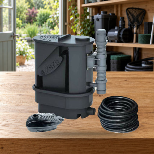 Mise en scène illustrative — Sera Koi Professional 12000 – Kit Filtre + Pompe pour bassins jusqu'à 20 000 litres