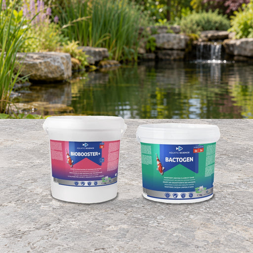 Mise en scène illustrative — PACK Biobooster+ 200m³ + Bactogen 200m³ 