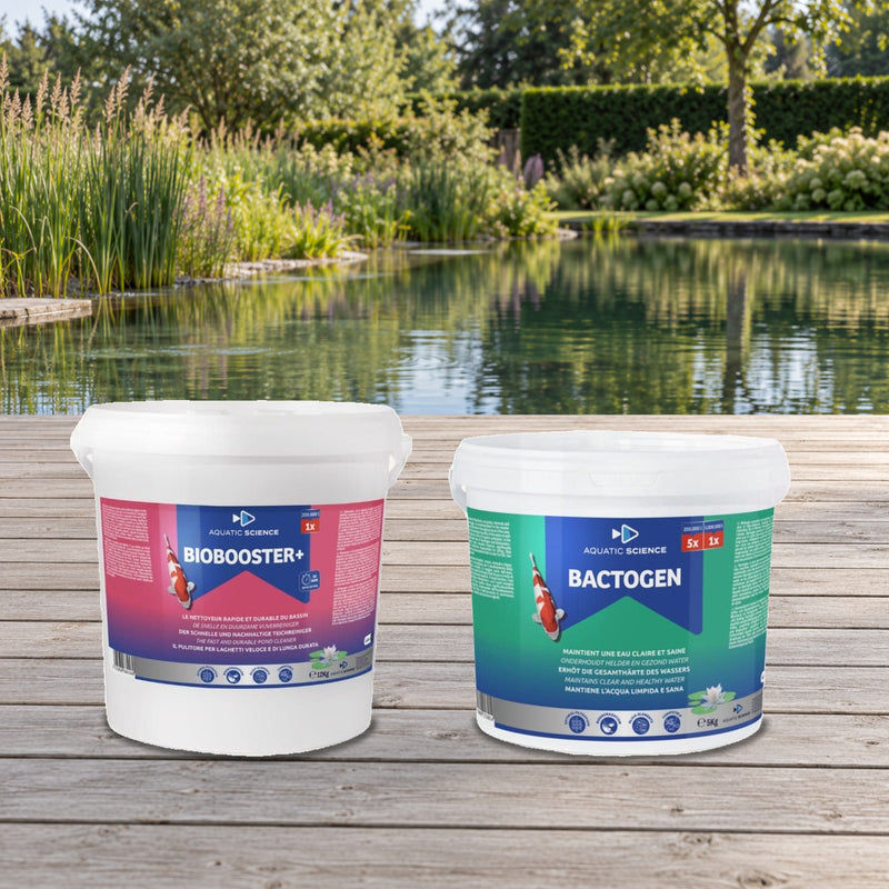 Mise en scène illustrative — PACK Biobooster+ 200m³ + Bactogen 200m³ 