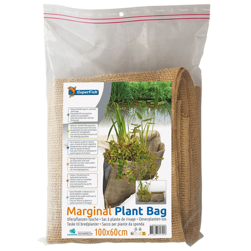 Superfish Bassin Sac à plantes de berge 100 x 60 cm - 2 poches - Superfish 8715897317453 06090300