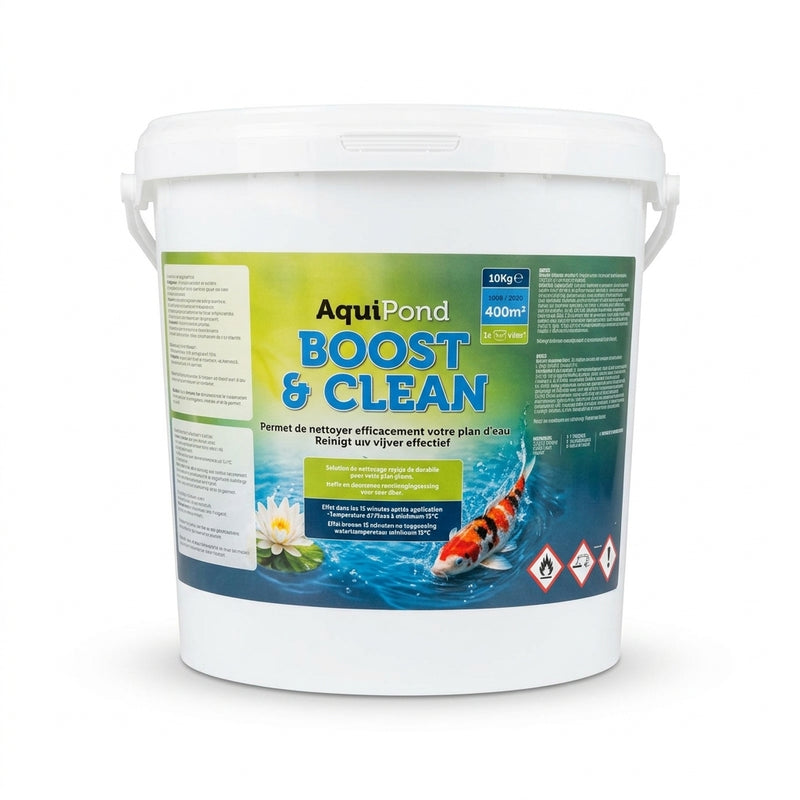 Aquipond Boost & Clean 🟢 - Effectively clean your ponds, lagoons & walls