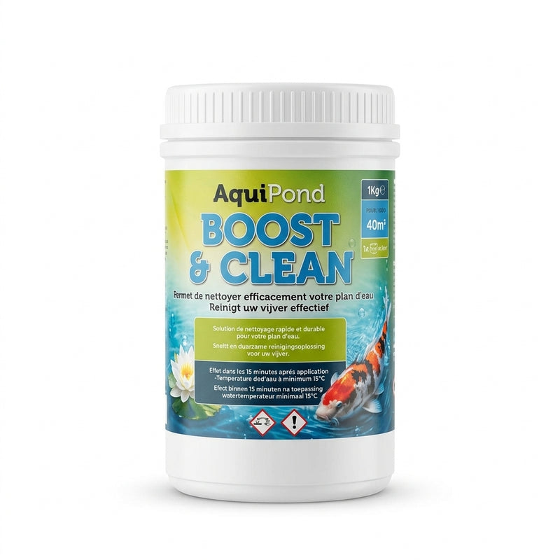 Aquipond Boost & Clean 🟢 - Effectively clean your ponds, lagoons & walls