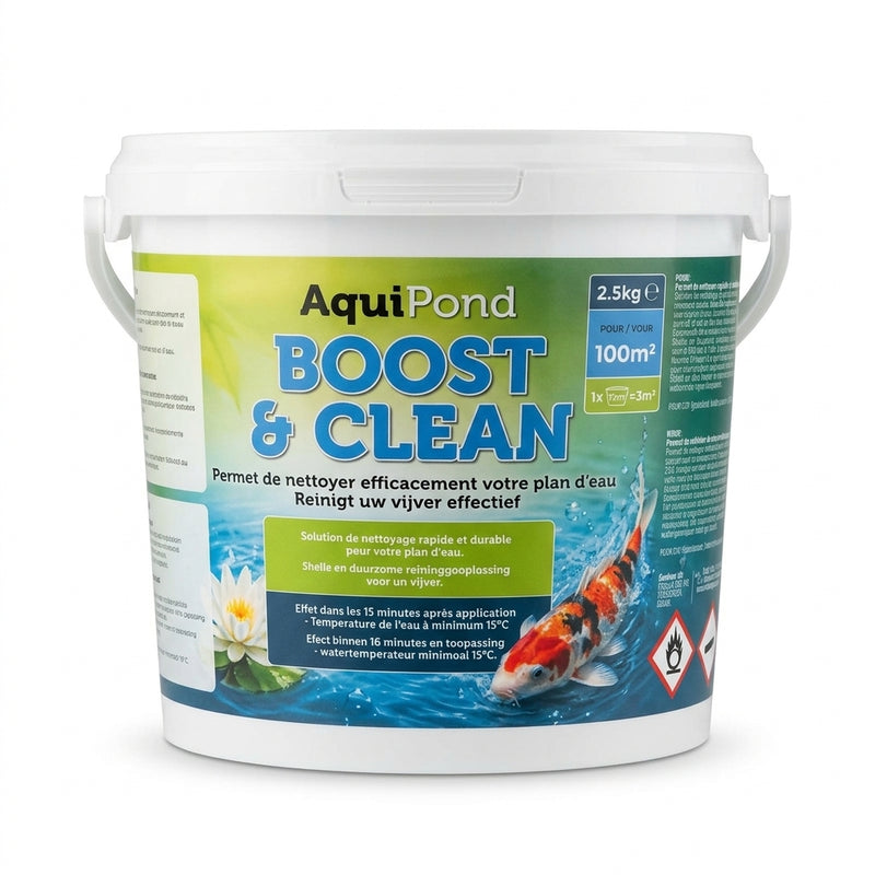 Aquipond Boost & Clean 🟢 - Effectively clean your ponds, lagoons & walls