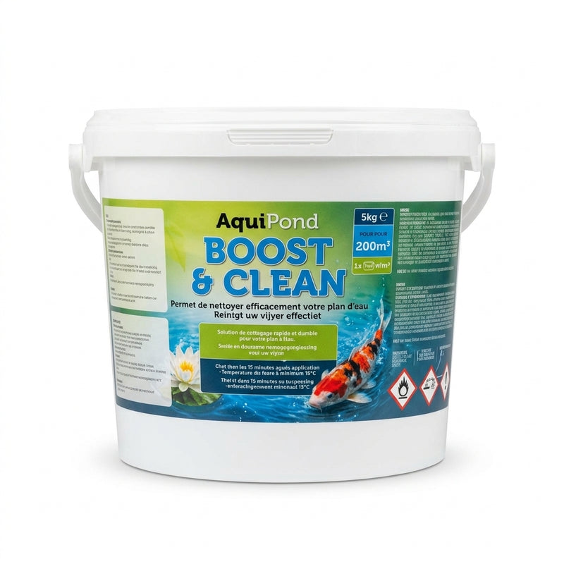 Aquipond Boost & Clean 🟢 - Effectively clean your ponds, lagoons & walls