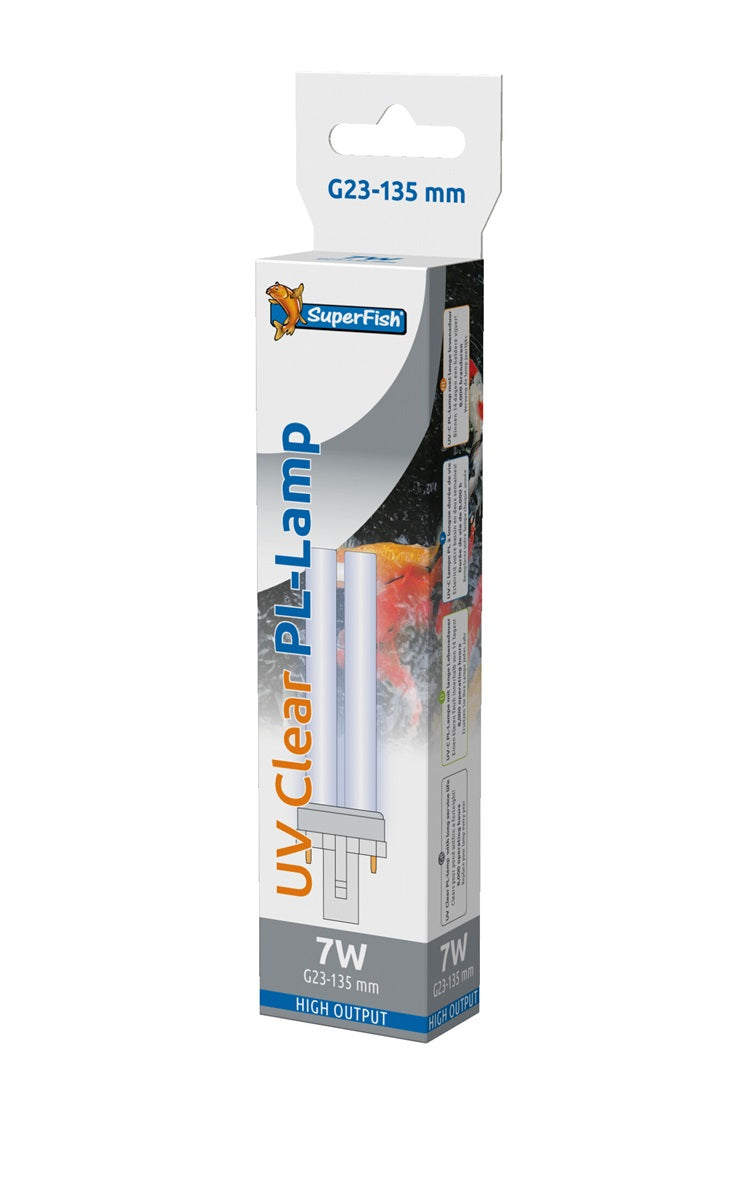 Lampe UV PL 7 Watt G23-135 mm - Superfish