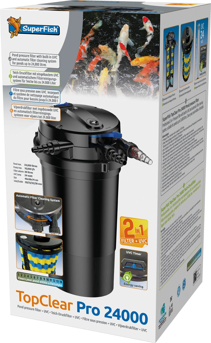 Topclear Pro 24,000 UVC 24 Watt - Superfish