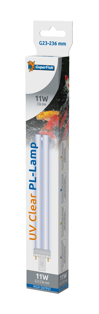 Lampe UV PL 11 Watt G23-236 mm - Superfish