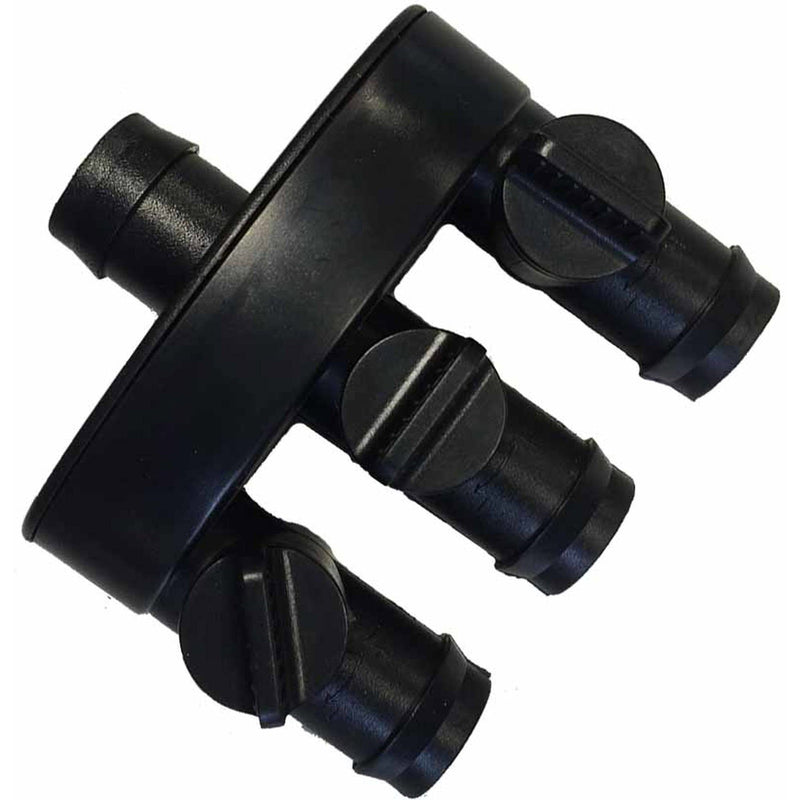 Heissner Répartiteur 3 voies 3/4" (raccordement eau) pour fontaine en pierre - Pièce détachée - Heissner 4006873302520 ET10-16902A