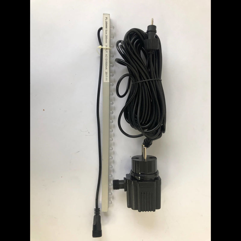 Heissner Barre LED avec bloc d'alimentation pour lame d'eau W486-00 - Pièce détachée - Heissner 4006873417088 ET10-W4860