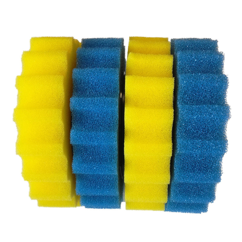 Heissner Set de 4 éponges filtrantes pour HLF4000 7 W (dès 2021) - Pièce détachée - Heissner 4006873427643 ET15-HLF4C
