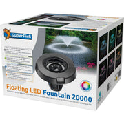 Superfish Bassin Fontaine flottante LED 20.000 l/h - 90 W - Superfish 8715897362606 07070065
