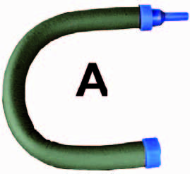 Rideau d'air 30 cm - Diffuseur d'air flexible pour pompe à air - Aquaforte