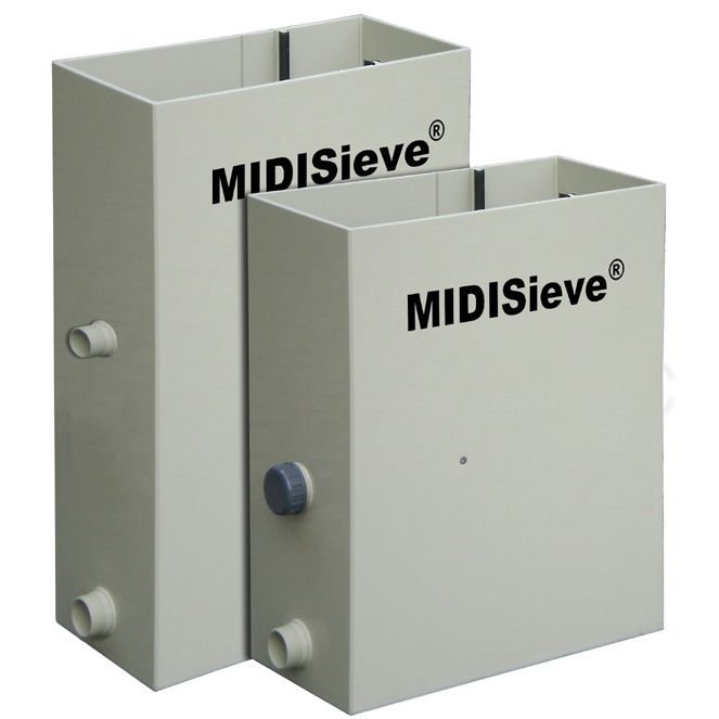 Midi Sieve surélevé 300 µm - Préfiltre à grille pour filtration pompée - Aquaforte