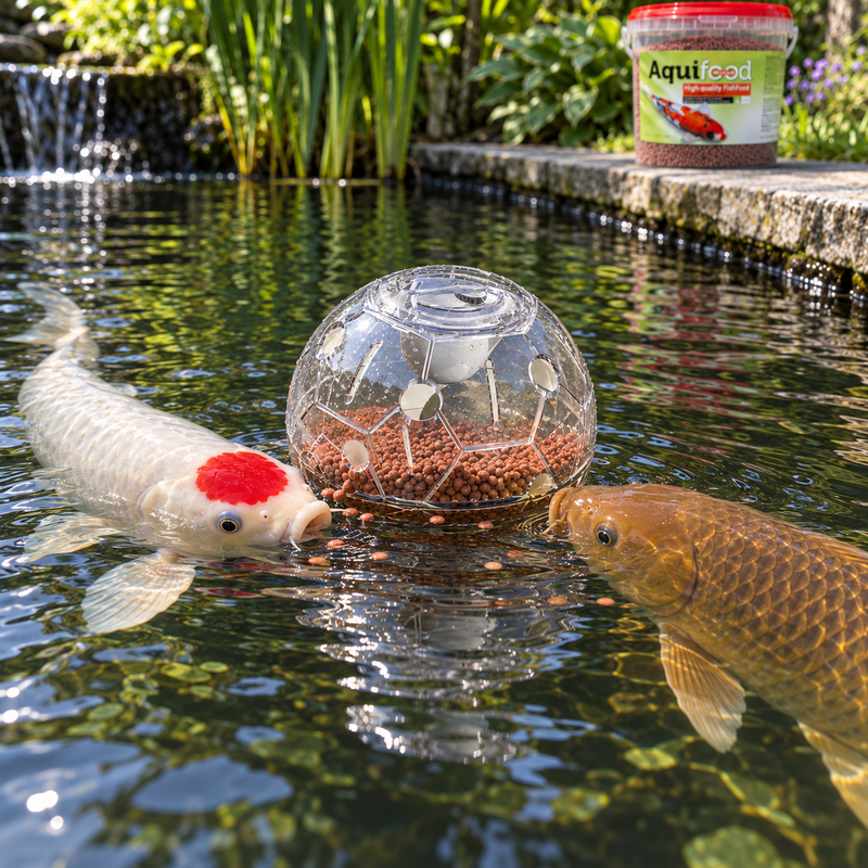 Koi-Toy - Superfish - Juguete para carpas koi - Pelota de entretenimiento para carpas koi
