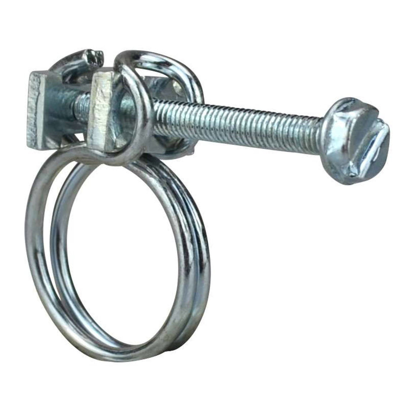 Collier de serrage galvanisé 12,5 - 12 mm (2 pièces) - Heissner Z131-00