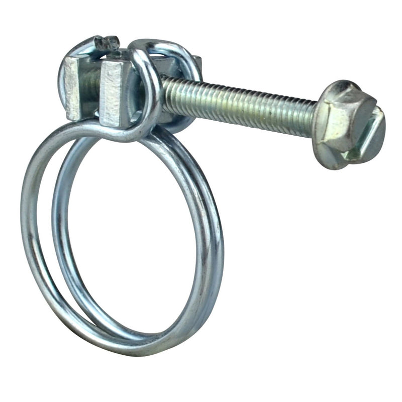 Collier de serrage galvanisé 20 - 23 mm (2 pièces) - Heissner Z231-00