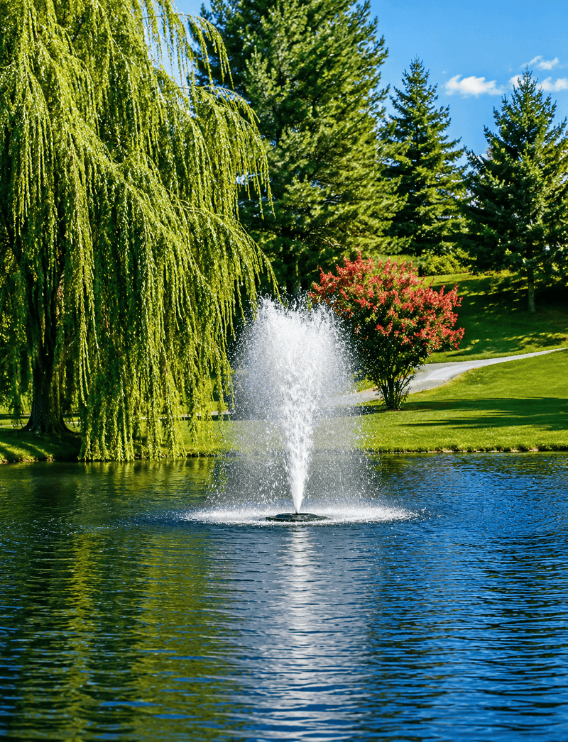 Aquaforte Jets d'eau Aquaforte Fontaine flottante professionnelle 600W – 3 jets interchangeables – Aération & décoration pour étangs jusqu'à 1500 m² 8717605123318 MD830