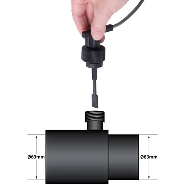 Aquaforte Contacteurs de niveau Flow Switch Plus avec 63MM raccord Contacteur Flow Switch - Aquaforte 8717605110530 TA447