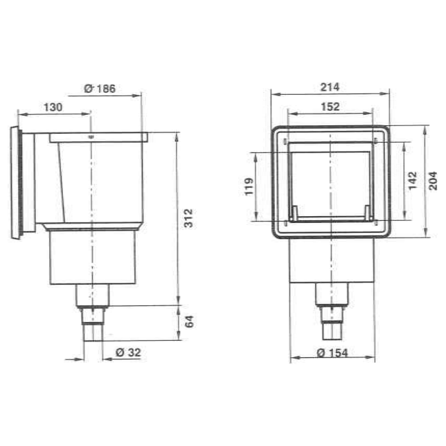 Aquaforte Skimmers Mini skimmer sans injecteur - AquaForte 8420382350036 6824