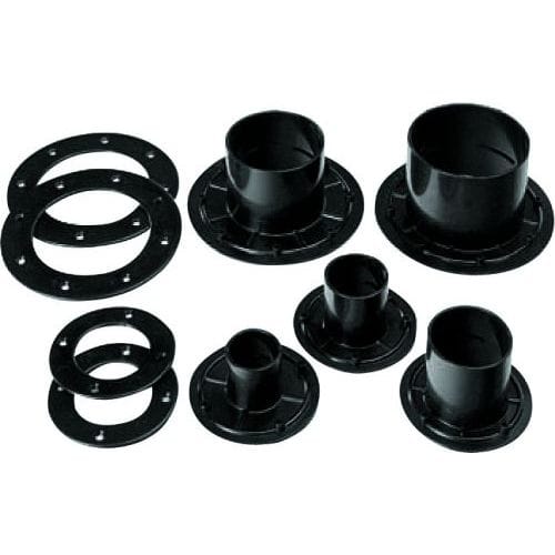 Aquaforte Raccords Passage de paroi Ø 110 mm noir - Raccord à coller avec bride et vis - Aquaforte 8717605136202 SB234