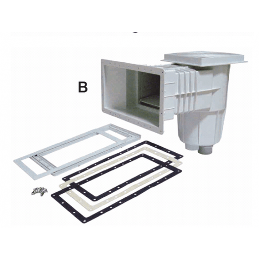 Aquaforte Skimmers Skimmer blanc grand beton/membrane grand 8717605097732 SB258