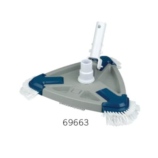 Aquaforte PVC Triangle vac. head brush DL+stand.handle 8717605110196 69663