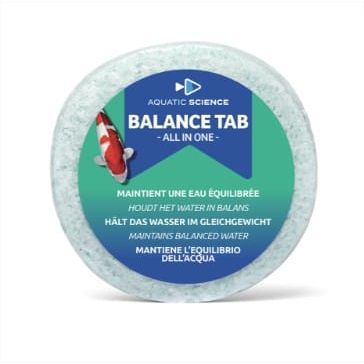 Aquatic Science Duretés Balance Tab - Entretien de la filtration biologique - Traite 5000L par Galet / 1X par mois 5425009258071 GALBALTAB