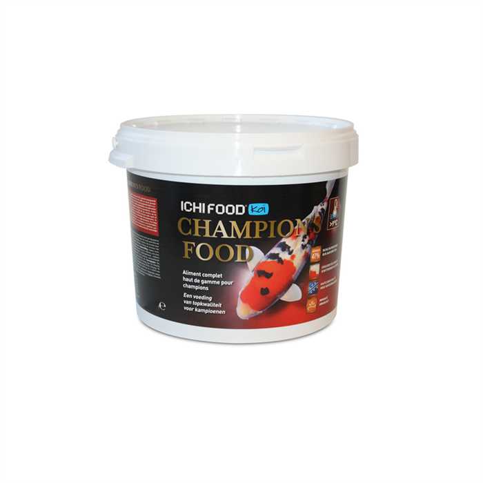 Aquatic Sciences Nourriture Ichi Food Champion's - Maxi 9mm 5kg - Aliment haut de gamme - Date 02/2024 5425030685723 FLASHDAFCPF905E
