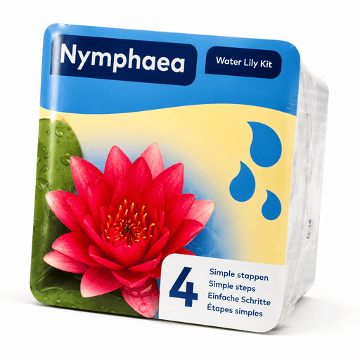 Aquifleur Plantes aquatiques ❤️ Kit Nénuphar Rouge Prêt à Planter Aquifleur – Nymphaea avec Panier, Terreau & Gravier 8718226855756 8718226855756