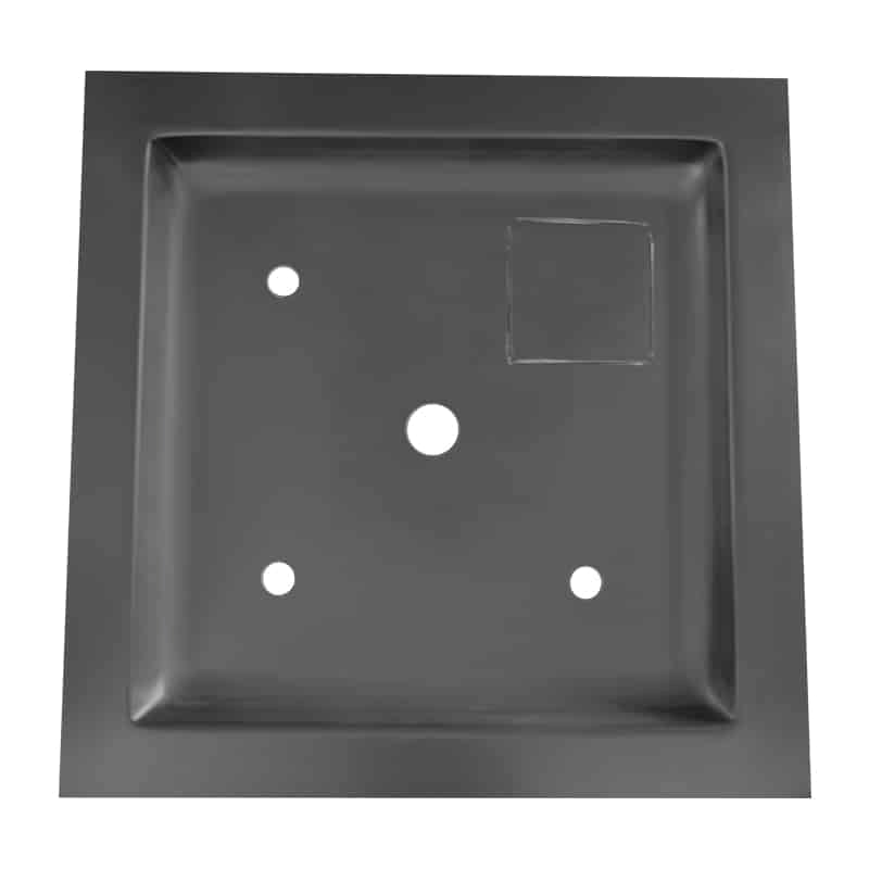 Couvercle en polyester pour bassin Aquigarden 220 × 220 cm — AQ4242-DKSL