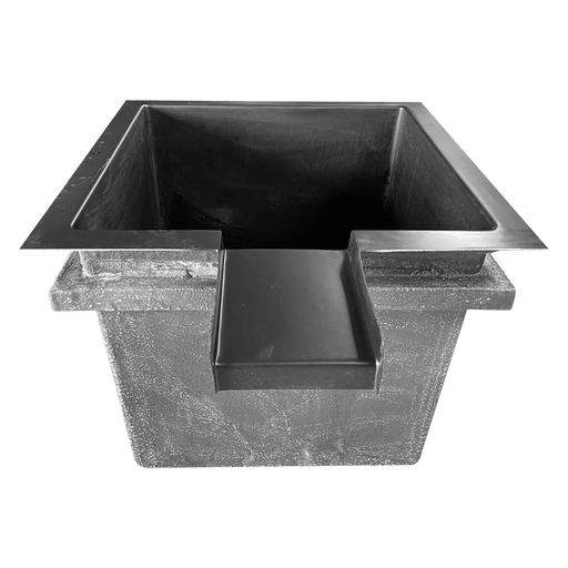 Filtre végétal en polyester avec cascade Aquigarden hors sol 120 × 120 × 90 cm — AQ4296-WTRVL