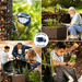 Aquigarden Bassins préformés Bassin hors sol de 190L - Kit complet avec jet d'eau solaire & bac de plante + échelle à grenouille - Aquigarden 5015368111416 5015368111416