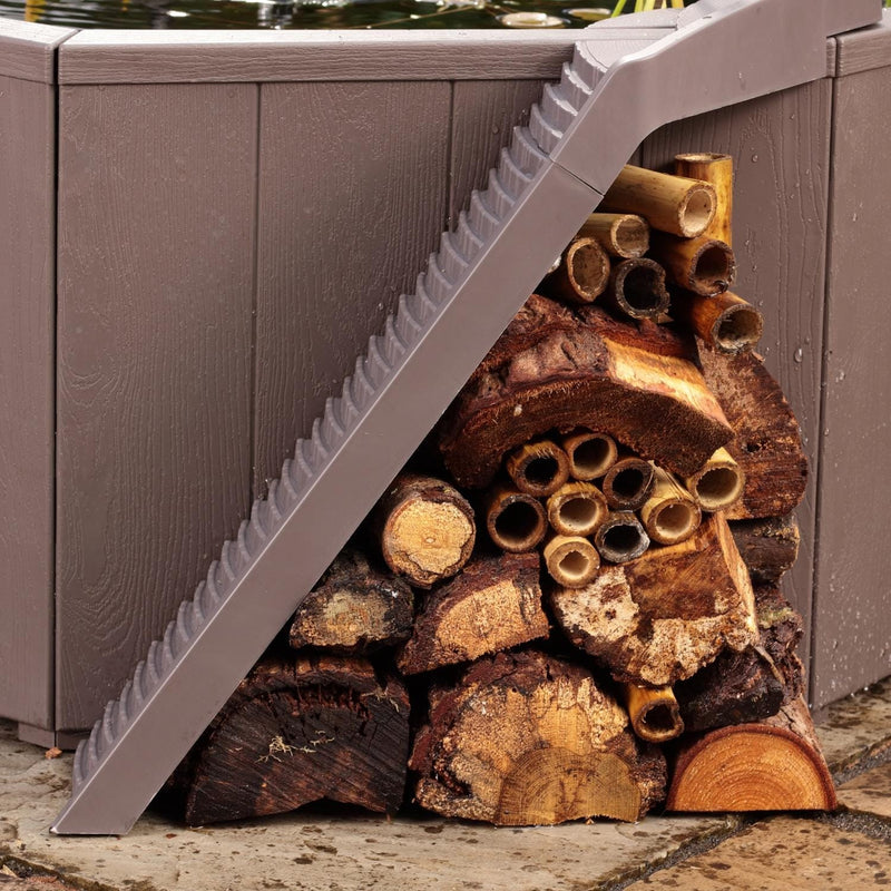Aquigarden Bassins préformés Bassin hors sol de 190L - Kit complet avec jet d'eau solaire & bac de plante + échelle à grenouille - Aquigarden 5015368111416 5015368111416