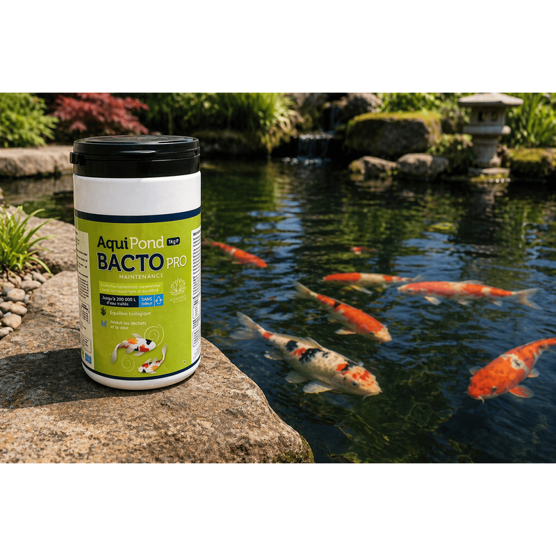 Aquipond Produits Aquipond Bacto Maintenance Pro – 1Kg - Traite jusqu'à 200M³ - Bactéries de Maintenance Ultra concentrées