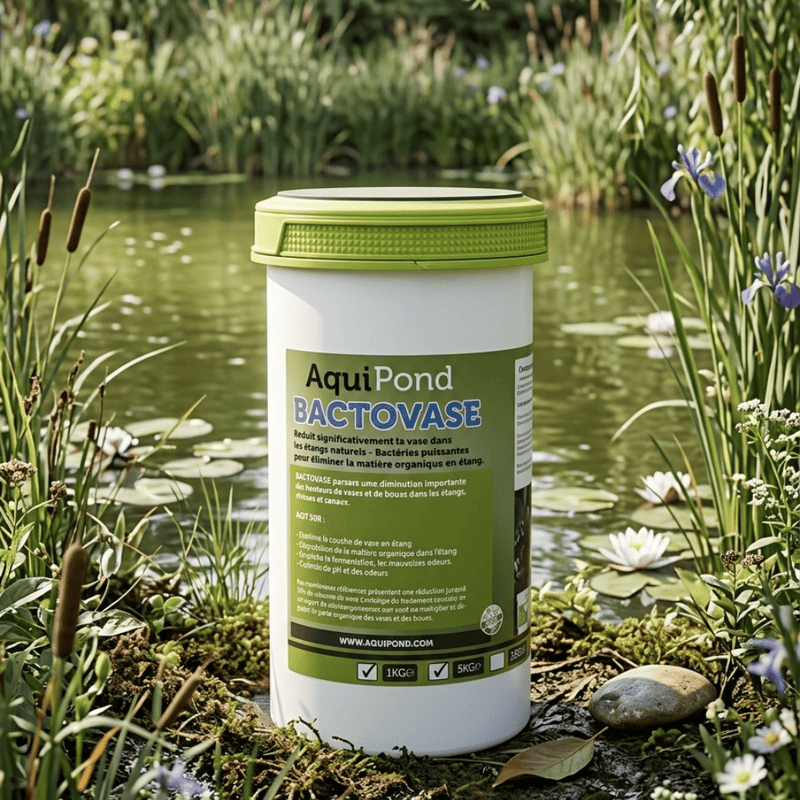 Aquipond Aquipond Bactovase - 1Kg - Bactéries pour réduire la vase en étang naturel - Traite jusqu'à 10M² BactoVase1