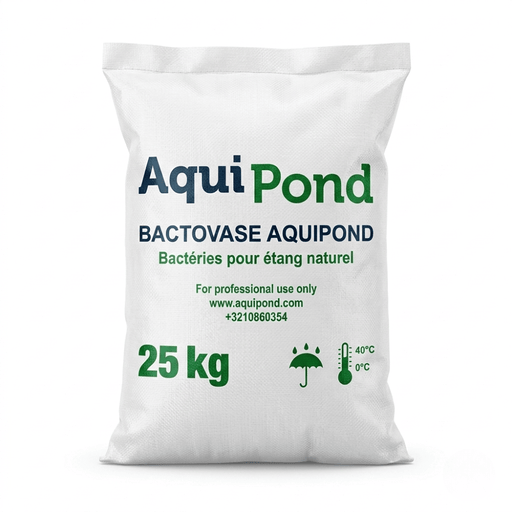 Aquipond Aquipond Bactovase - 25 Kg - Bactéries pour réduire la vase en étang naturel - Traite jusqu'à 250M² BactoVase25