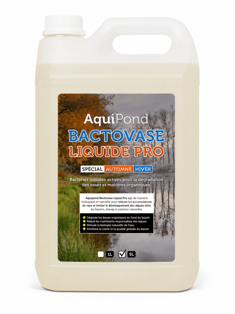 Aquipond Aquipond Bactovase Liquide - 5L - Agit sur les algues et la vase BACTOVASELIQVAS05