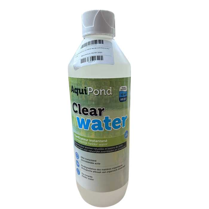 Aquipond Floculant Aquipond ClearWater 10M³ - Agit efficacement sur l'eau verte - Clarifiant instantané 0005675 MDDAQUICL10