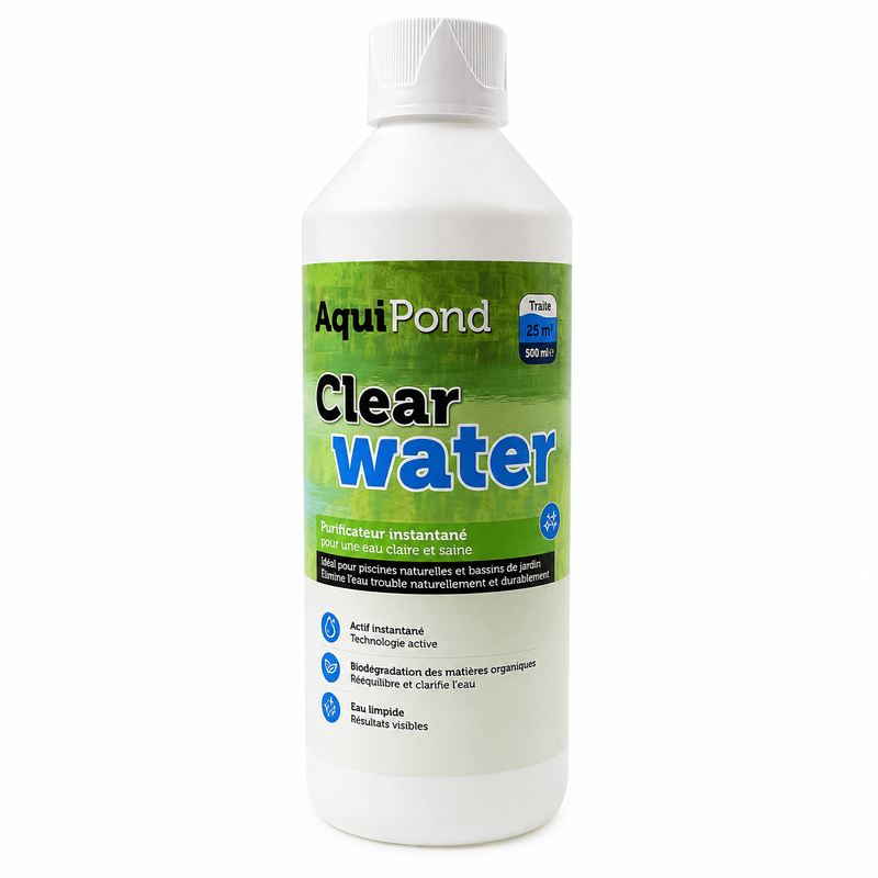 Aquipond Floculant Aquipond ClearWater 25M³ - Agit efficacement sur l'eau verte - Clarifiant instantané 0005676 MDDAQUICL25
