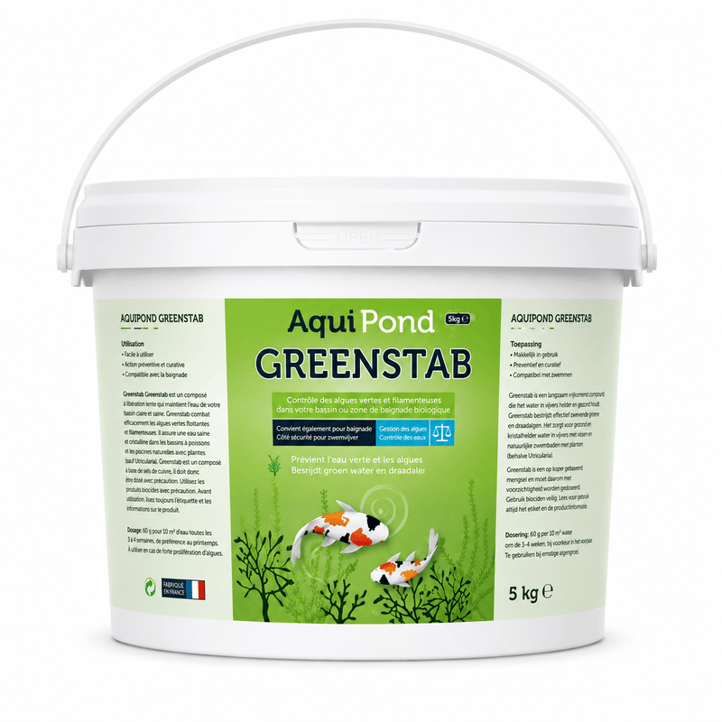 Aquipond Aquipond Greenstab - Traitement naturel contre les algues du bassin (même en hiver)