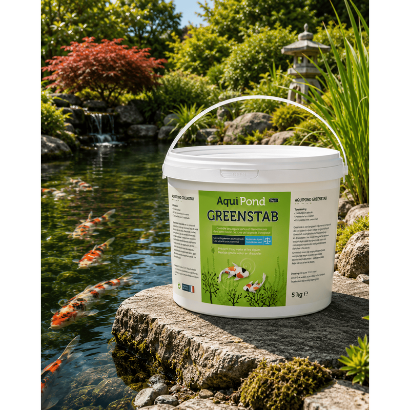 Aquipond Aquipond Greenstab - Traitement naturel contre les algues du bassin (même en hiver)