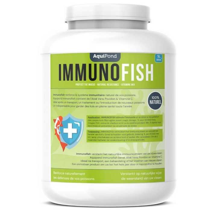 Aquipond IMMUNOFISH AQUIPOND 5L - KOÏ MUCUS 100M³ IFAFISH011655 IFAFISH011655