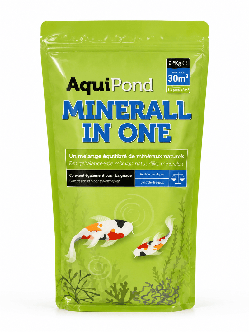 Aquipond Duretés Minerall in One Aquipond - Augmente GH & KH simultanément - 2.5KG pour traiter 30M³ 8721055520214 40150-2.5BS