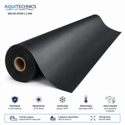 Aquitechnics Bâches EDPM Bâche EPDM - Aquitechnics - Meilleure qualité du marché ! (Prix au M²) - Pondgard Quality