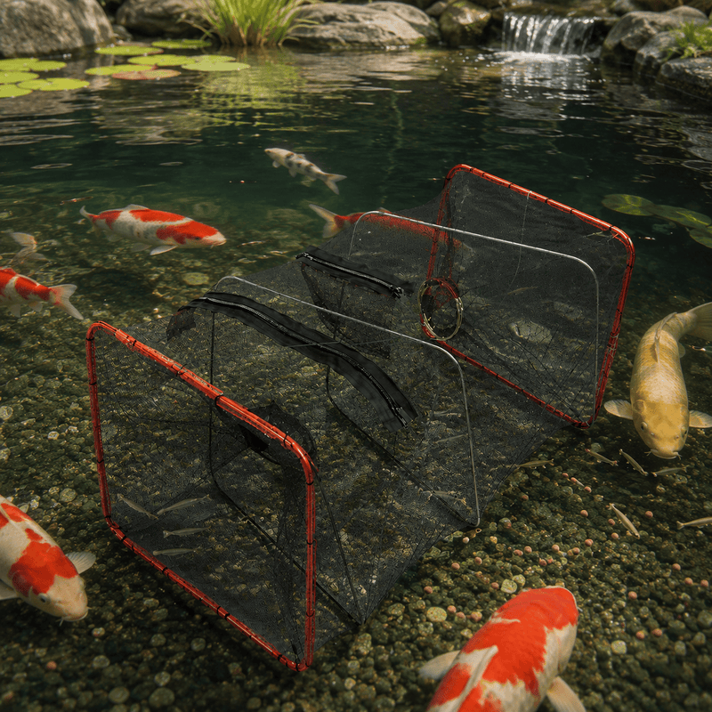 Aquitechnics Accessoires pour poissons Nasse à Poissons Pliante pour Capturer les Alevins - 55 X 25 CM X 25 CM 3541100724351 331034