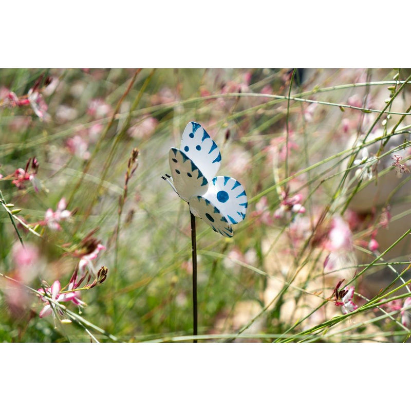 Tuteur Papillon Atlantis (blanc et bleu) — AP16006
