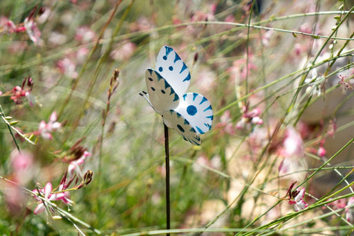 Tuteur Papillon Atlantis (blanc et bleu) — AP16006