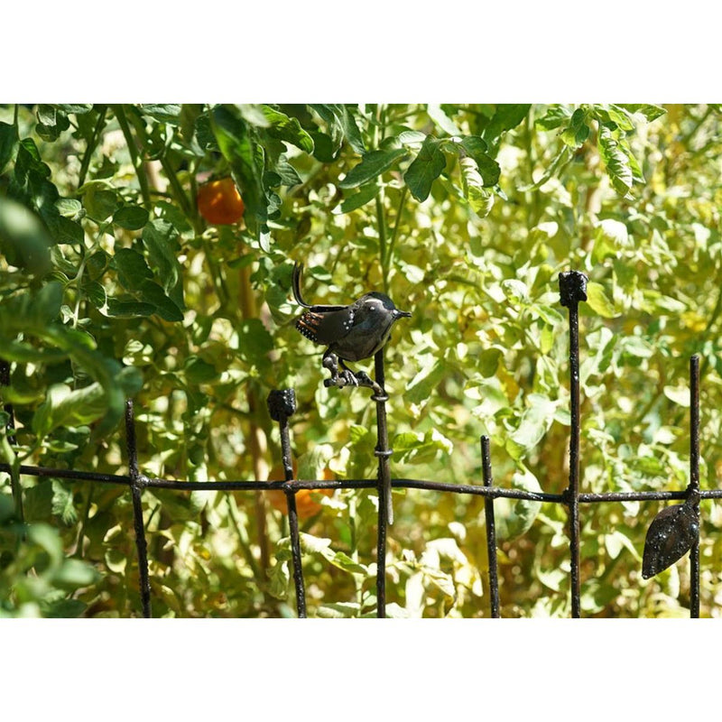 Barrière décorative avec oiseau au choix — Arrosoir & Persil — Troglodyte